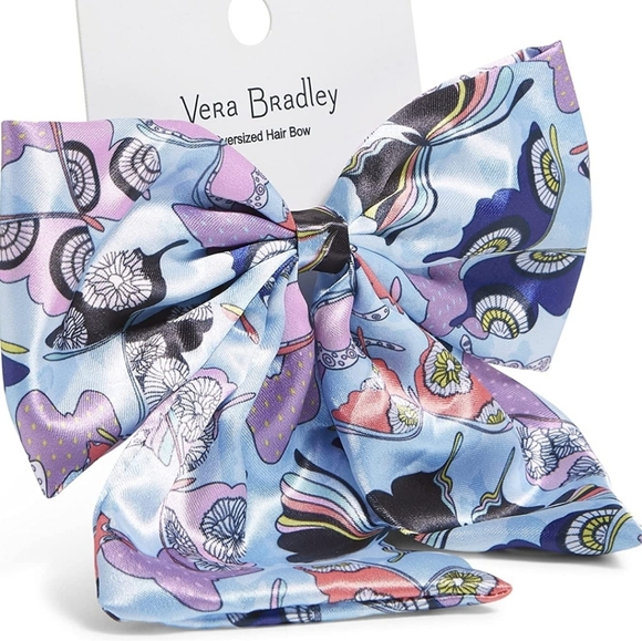 Vera Bradley Oversized Bow Hair Accessory, Butterfly By - Picture 2 of 2
